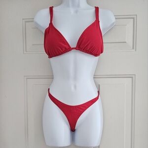 Itty Bitty Red Bikini